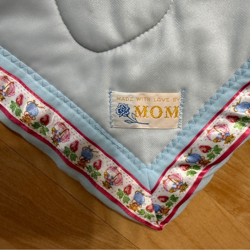 Precious Moments Pig & Skunk homemade quilted baby blanket - Picture 12 of 16
